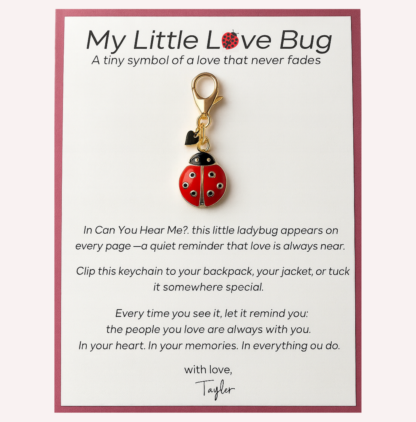 Ladybug Keychain