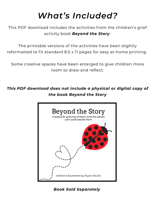 Printable Activity Pages – Beyond the Story