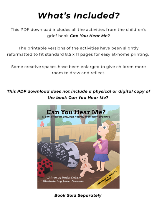 Printable Activity Pages - Can You Hear Me?